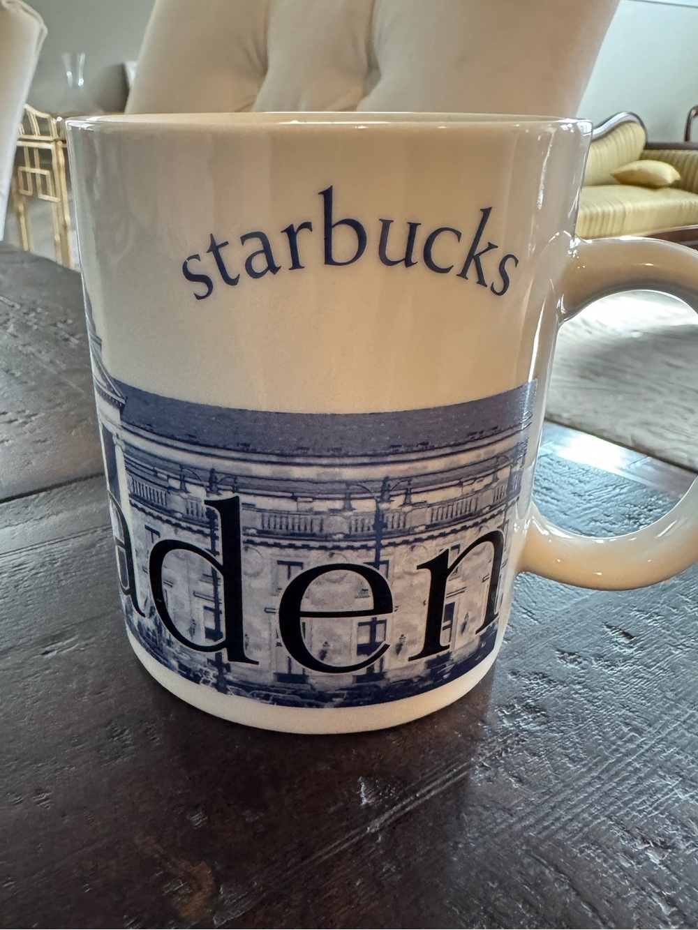 Starbucks Wiesbaden Germany City Mug Icon Series 16 oz Retired